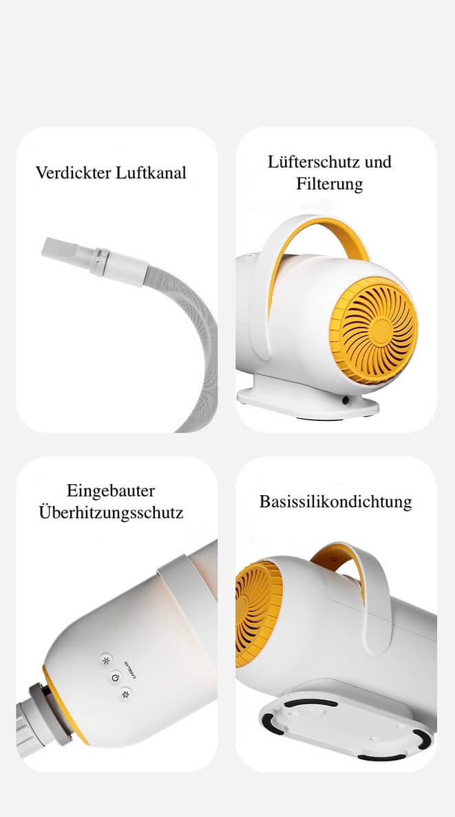 GobiPet™ - CARELAR Haustier Haartrockner für Hund und Katze - GobiPet